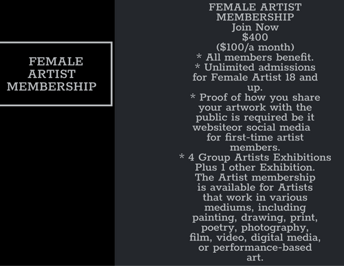 Female Artist Membership